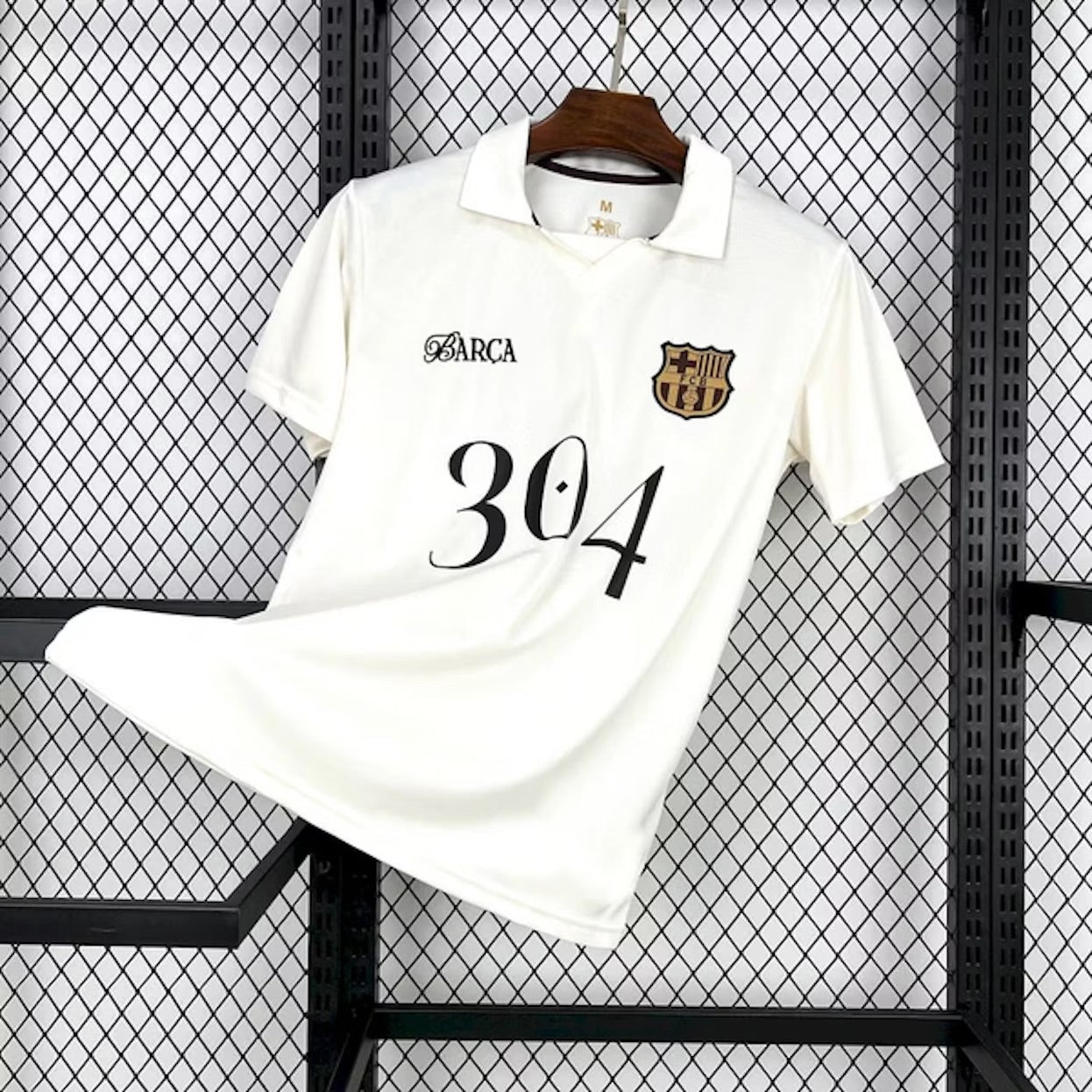 Maillot de football blanc édition commémorative du prix Yamal Kopa de Barcelone 2024/2025, 1:1