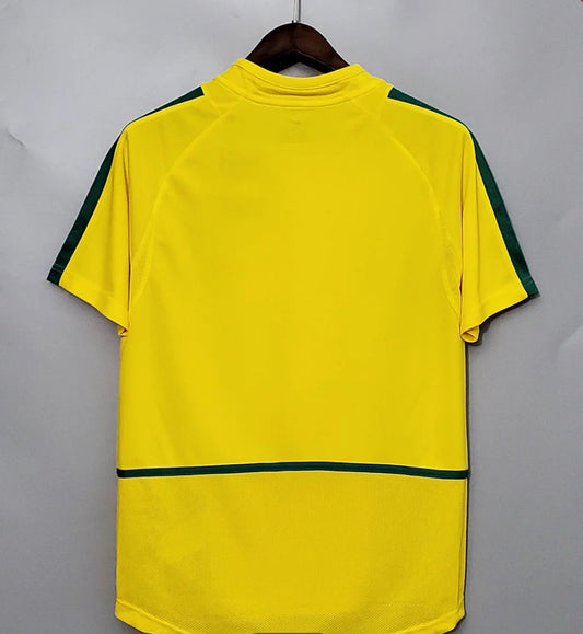 2002 Retro Brazil Soccer Jersey Home